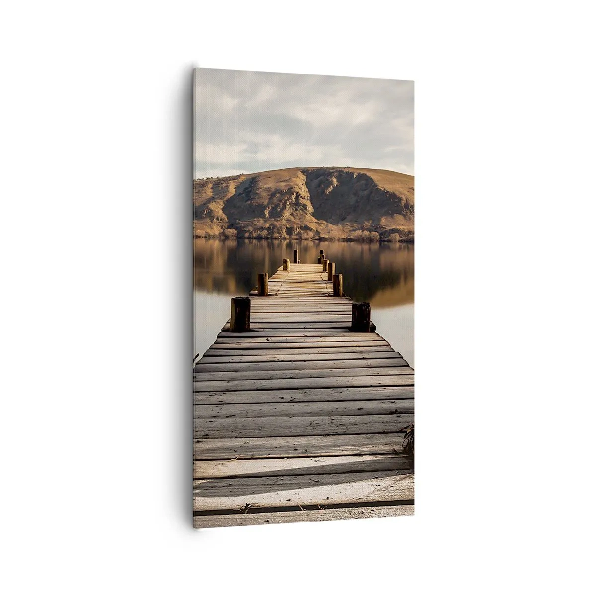 Cuadro sobre lienzo - Impresión de Imagen - Un paisaje en silencio - 65x120 cm