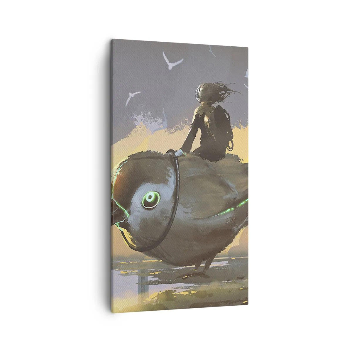 Cuadro sobre lienzo - Impresión de Imagen - Una parada en un viaje fantástico - 45x80 cm