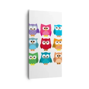 Cuadro sobre lienzo - Impresión de Imagen - Es divertido ser diferente - 65x120 cm