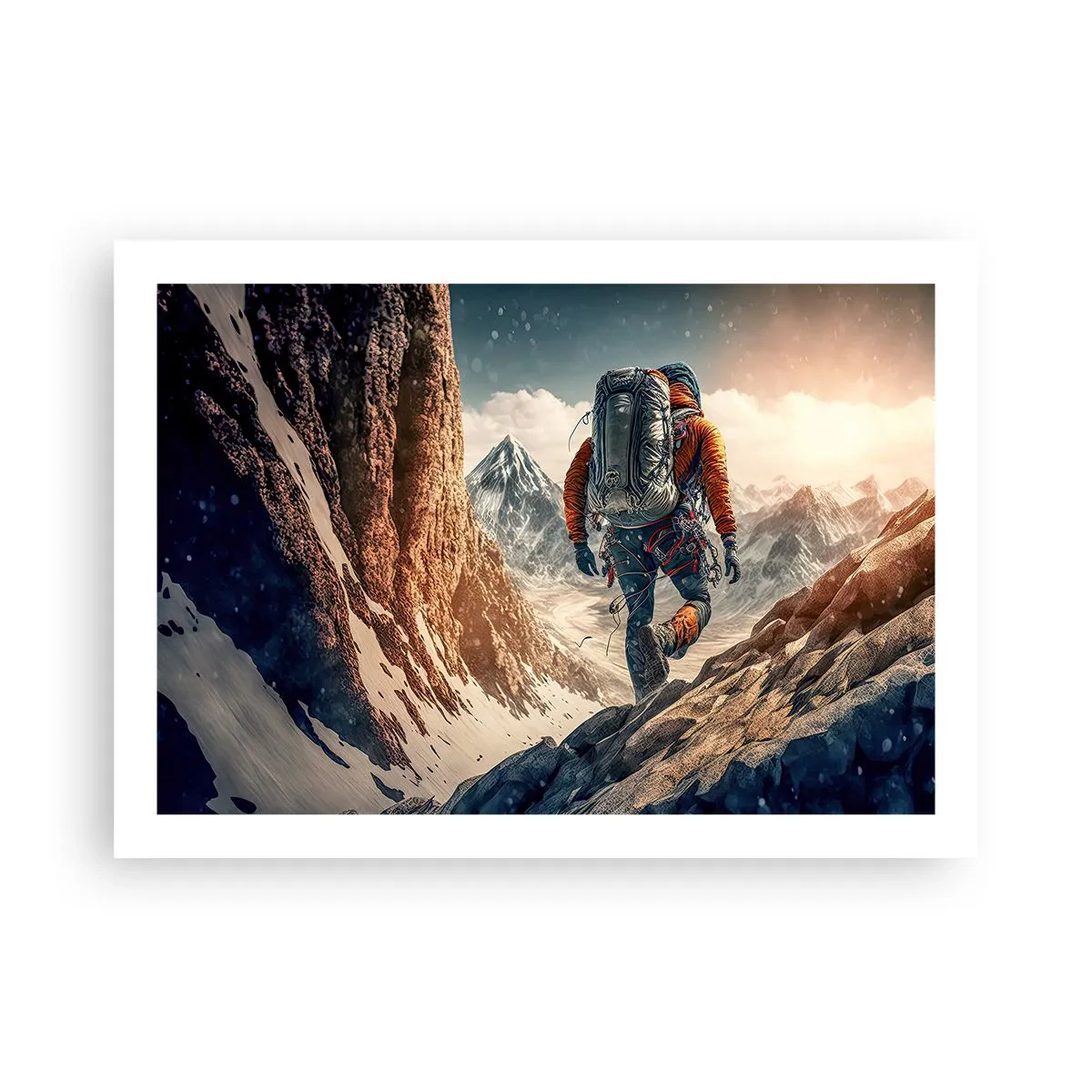 Póster - Guerrero solitario - 70x50 cm