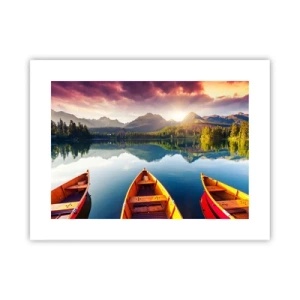 Póster - Frente a la naturaleza - 40x30 cm