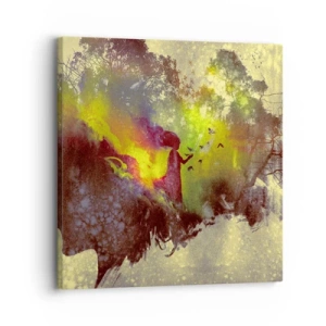Cuadro sobre lienzo - Impresión de Imagen - La madre naturaleza - 30x30 cm