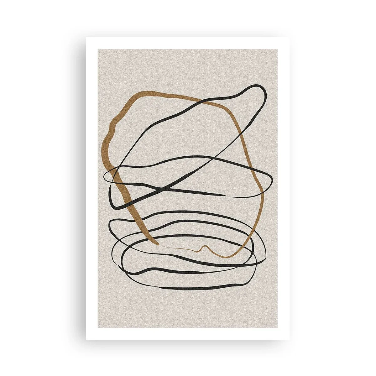 Póster - Composición: danza lineal - 61x91 cm