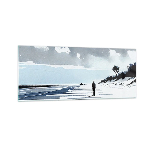 Cuadro sobre vidrio - Impresiones sobre Vidrio - Solo conmigo mismo - 100x40 cm