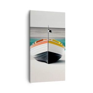 Cuadro sobre lienzo - Impresión de Imagen - En su lugar exacto - 55x100 cm