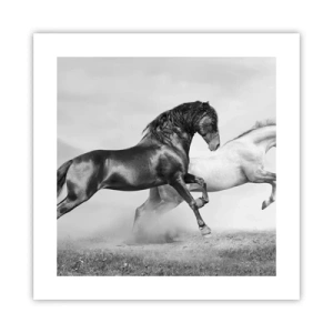 Póster - Ángeles y demonios - 40x40 cm