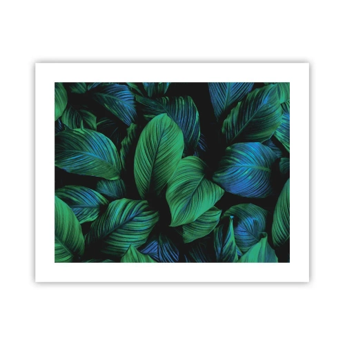 Póster - En la multitud verde - 50x40 cm