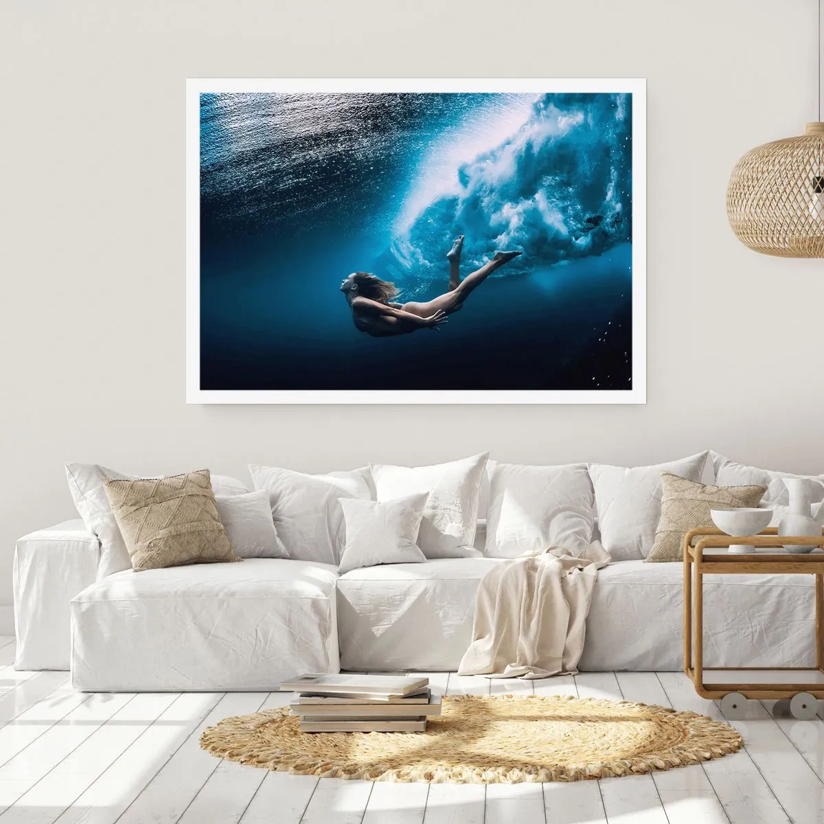 Póster - Una sirena contemporánea - 70x50 cm