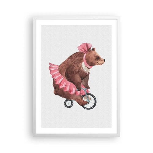 Póster en marco blanco - ¡Qué circo! - 50x70 cm