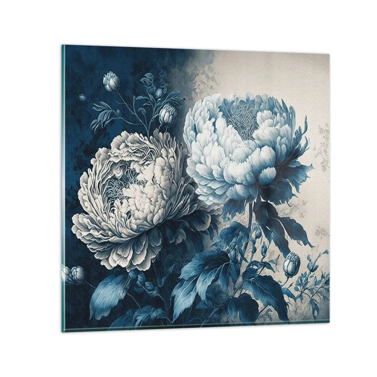 Cuadro sobre vidrio - Impresiones sobre Vidrio - Una pareja unida - 60x60 cm