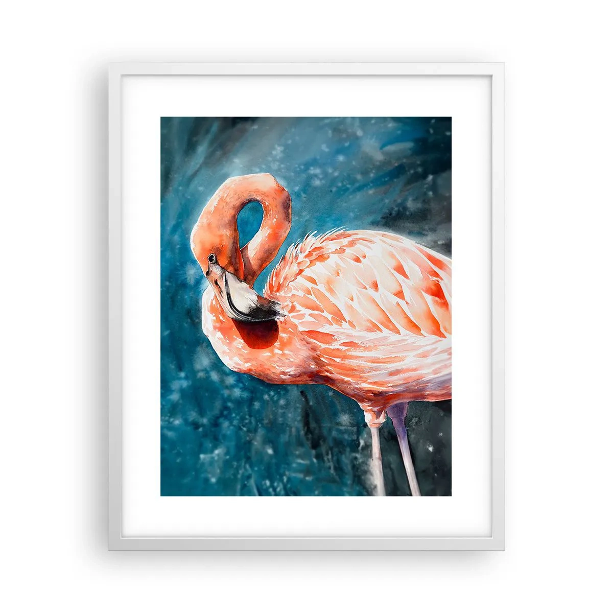 Póster en marco blanco - Decorativo por naturaleza - 40x50 cm