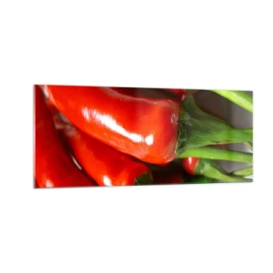 Cuadro sobre vidrio - Impresiones sobre Vidrio - Jugoso, brillante, suave - 100x40 cm