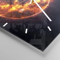 Esfera sin numeración, con rayas