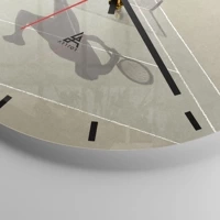 Esfera sin numeración, con rayas