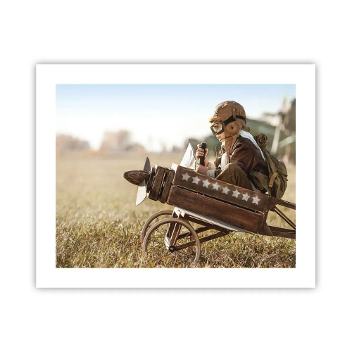 Póster - Despegue hacia un sueño - 50x40 cm