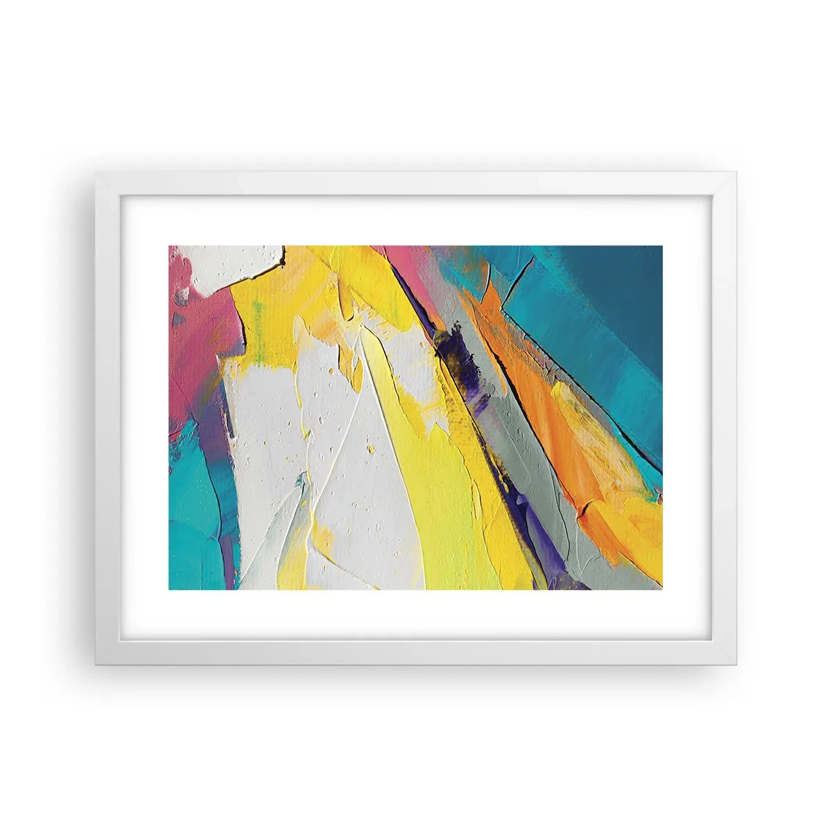 Póster en marco blanco - Anatomía de la luz - 40x30 cm