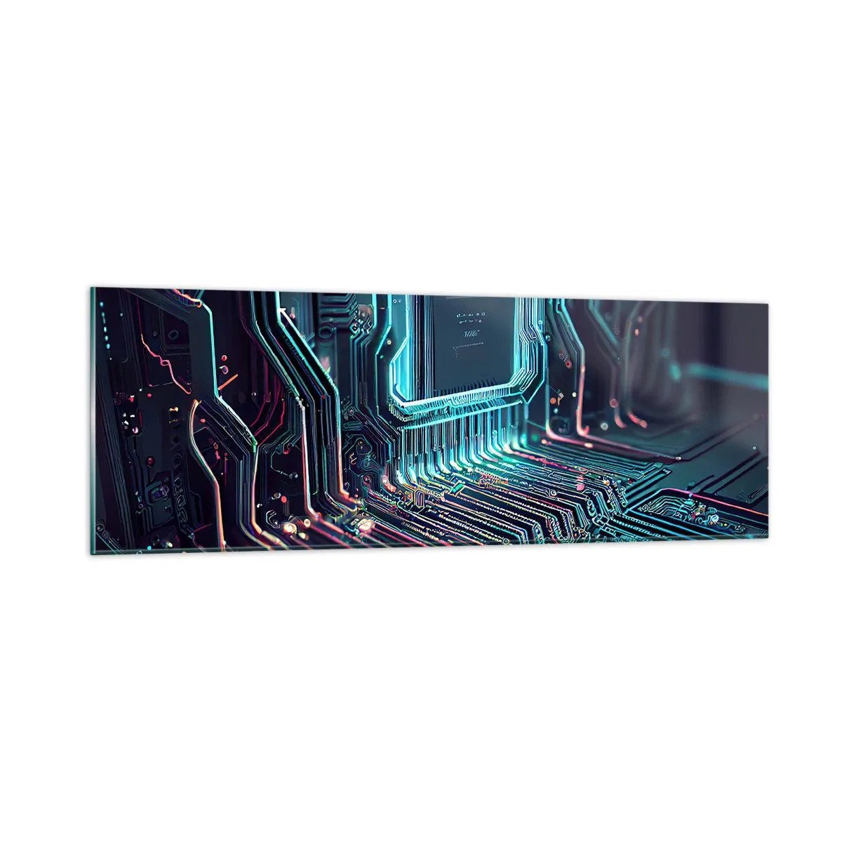 Cuadro sobre vidrio - Impresiones sobre Vidrio - Mi forma de pensar - 90x30 cm