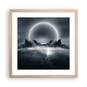 Póster en marco roble claro - El final del cuento - 40x40 cm
