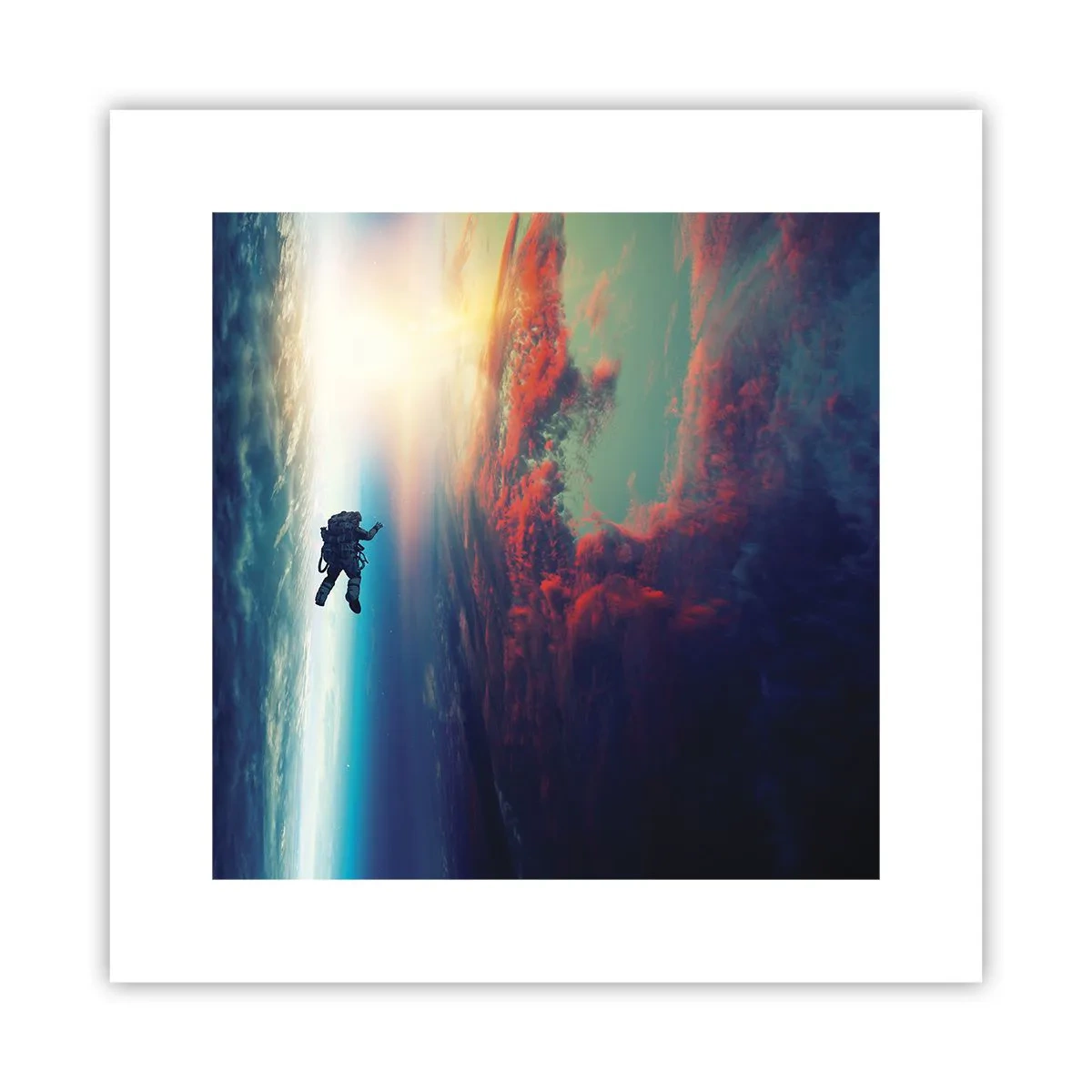 Póster - Enfrentarse al universo - 30x30 cm