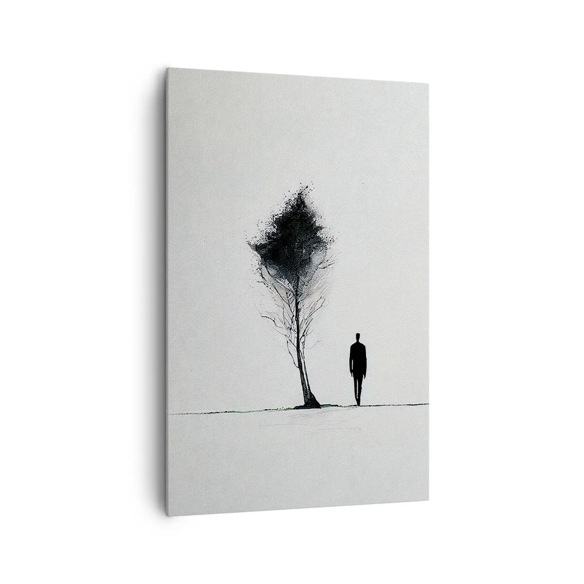 Cuadro sobre lienzo - Impresión de Imagen - Todos deambulamos alguna vez - 80x120 cm