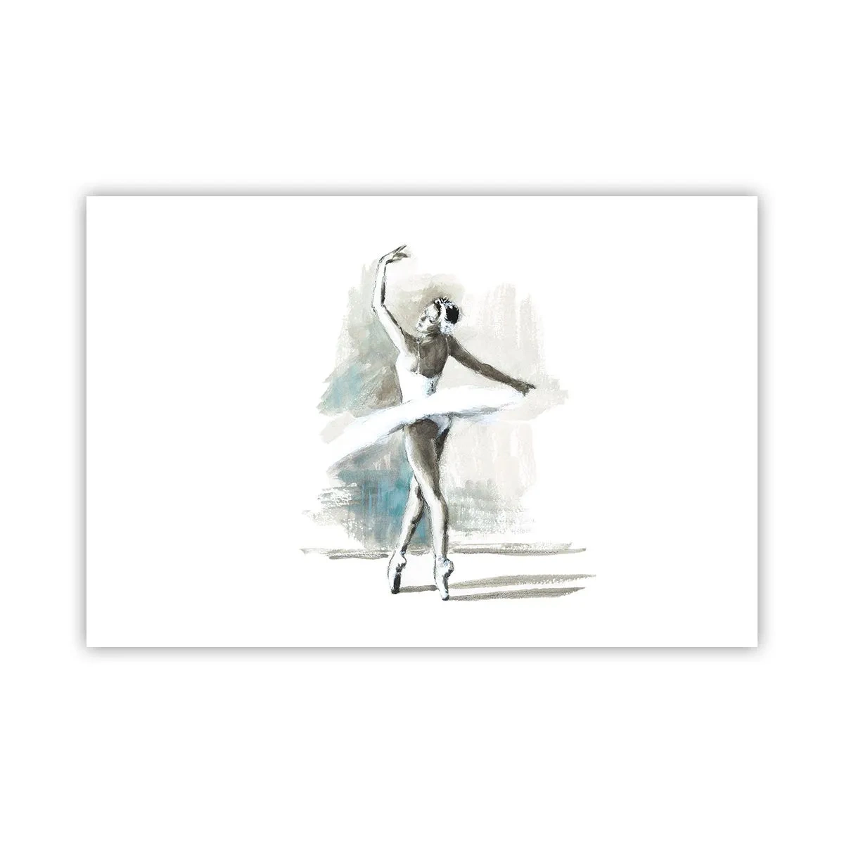 Póster - Encantada por un cisne - 91x61 cm