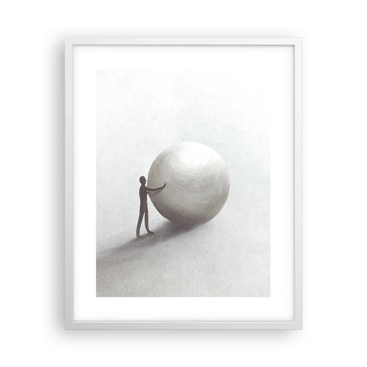 Póster en marco blanco - El juego de la vida - 40x50 cm