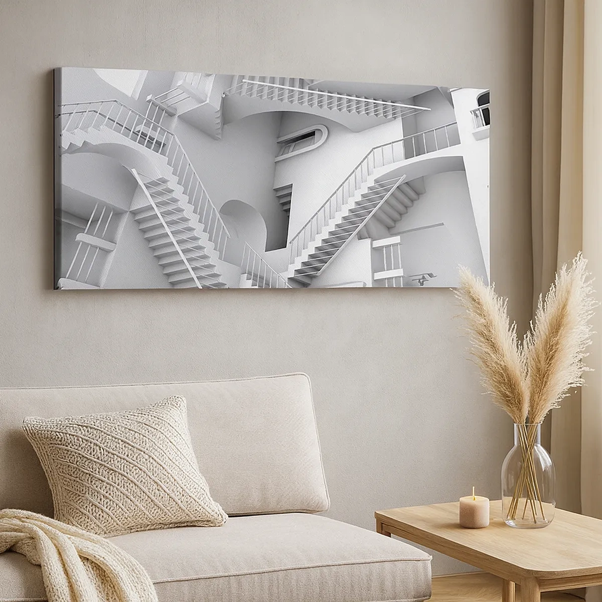 Cuadro sobre lienzo - Impresión de Imagen - Paradojas del espacio - 30x30 cm