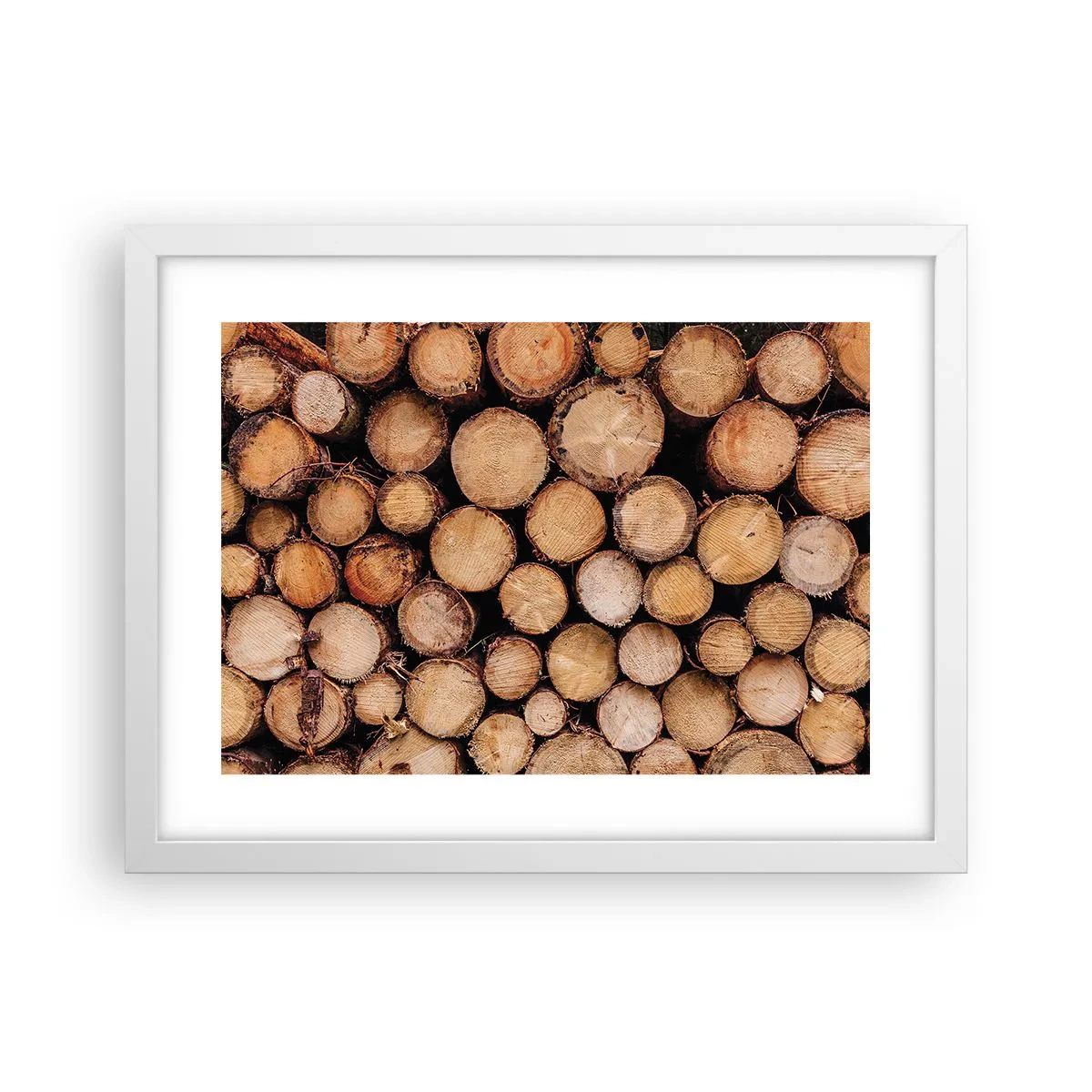 Póster en marco blanco - Un nuevo comienzo - 40x30 cm