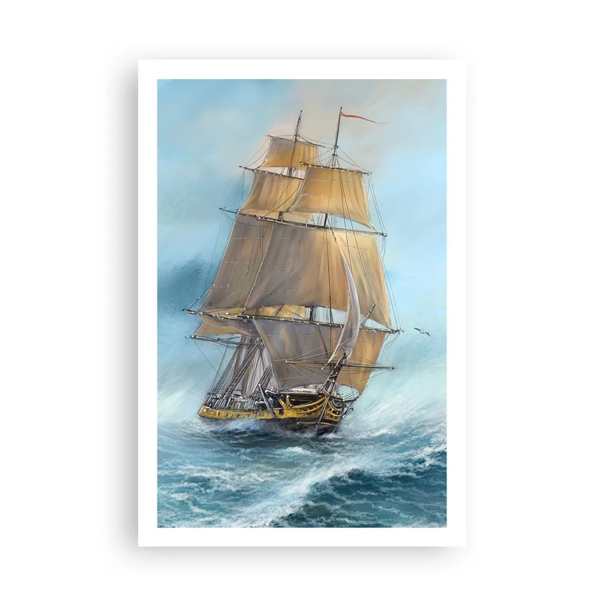 Póster - Surcando las olas - 61x91 cm