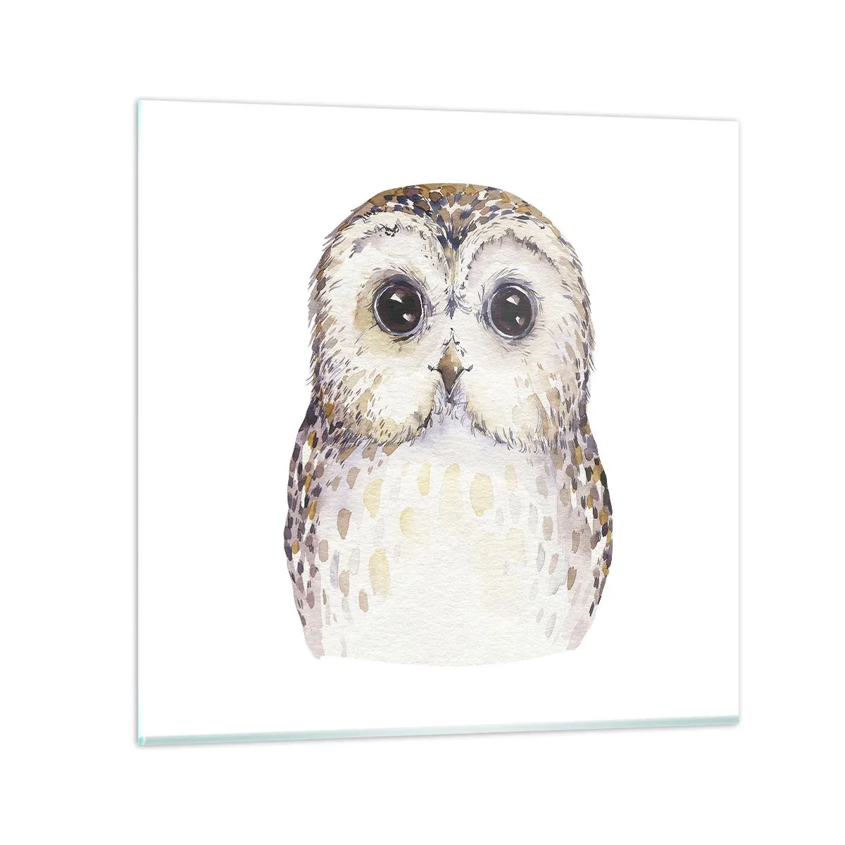 Cuadro sobre vidrio - Impresiones sobre Vidrio - Mírame a los ojos - 50x50 cm