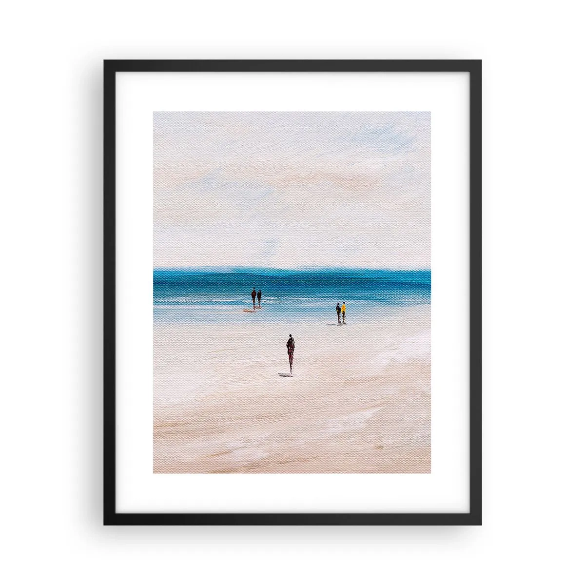 Póster en marco negro - Necesidad natural - 40x50 cm