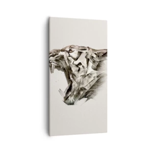 Cuadro sobre lienzo - Impresión de Imagen - Ya sabes quién manda - 55x100 cm