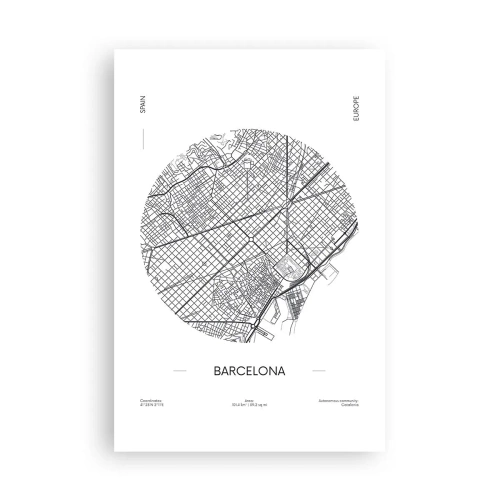 Póster - Anatomía de Barcelona - 61x91 cm
