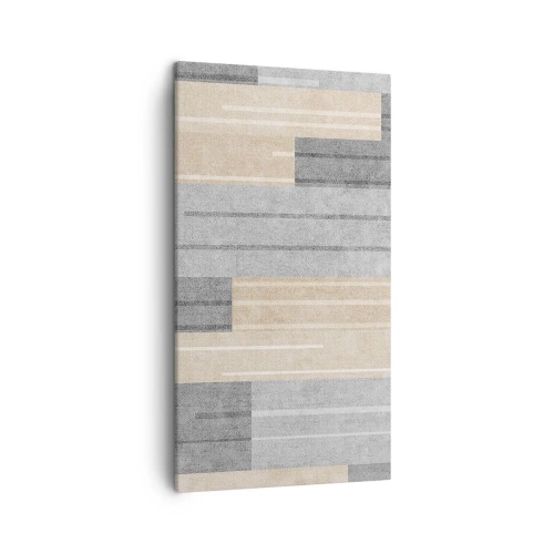 Cuadro sobre lienzo - Impresión de Imagen - Composición: sostener la vertical - 45x80 cm