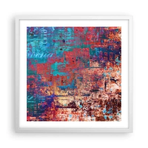 Póster en marco blanco - Memoria y olvido - 50x50 cm