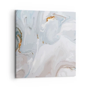 Cuadro sobre lienzo - Impresión de Imagen - Blanco fusión - 60x60 cm