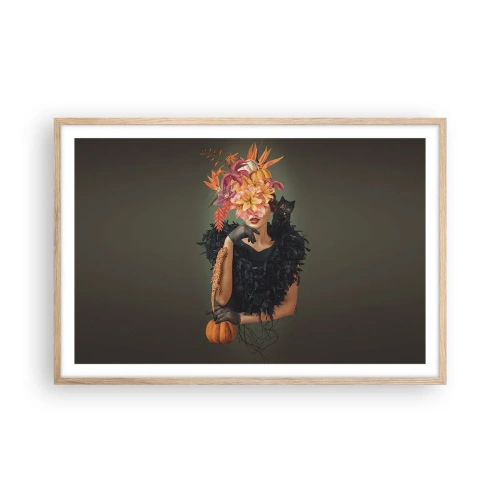 Póster en marco roble claro - Hechizo de bruja - 91x61 cm