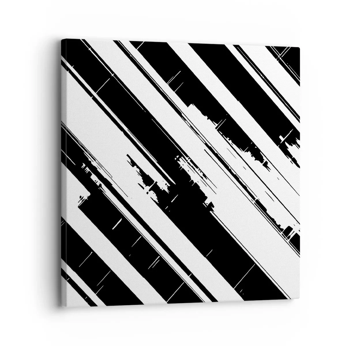 Cuadro sobre lienzo - Impresión de Imagen - Composición intensa y dinámica - 30x30 cm