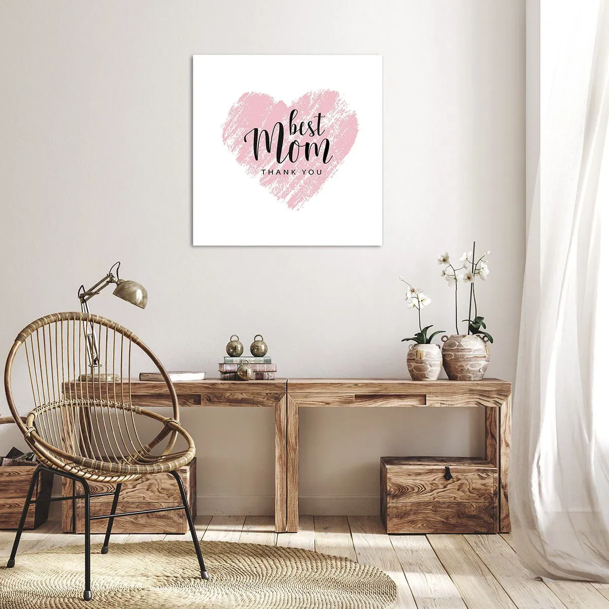 Cuadro sobre lienzo - Impresión de Imagen - En cualquier momento de tu vida - 60x60 cm