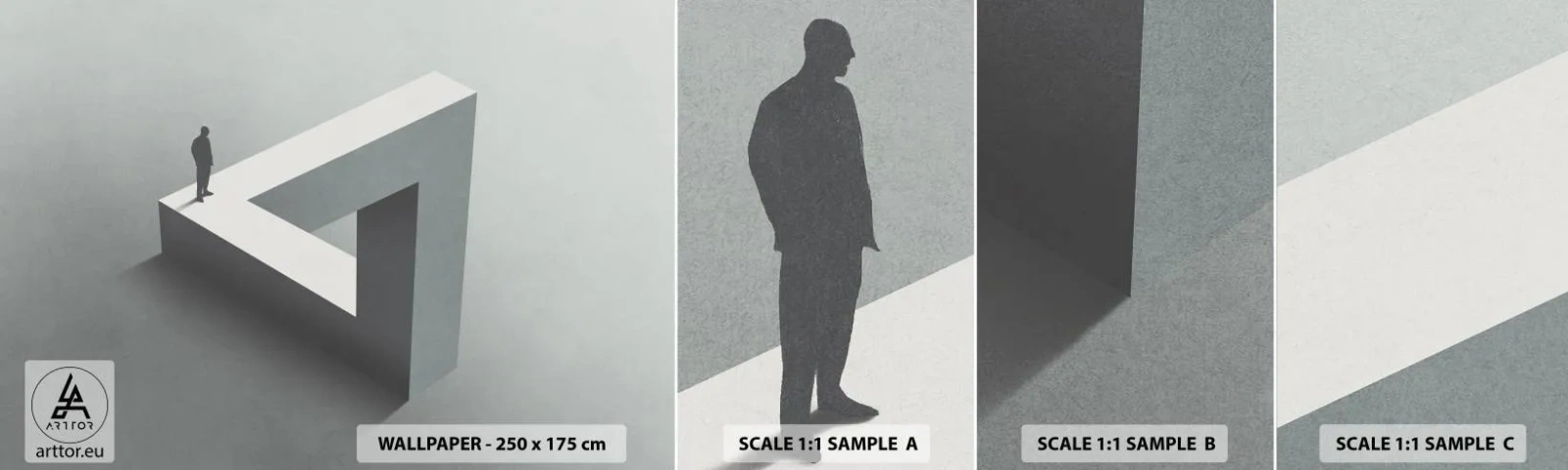 Muestra De Fotomural Standard Eco - Y, sin embargo, es posible - Negocio, Industrial, Moderno - 100x30 cm