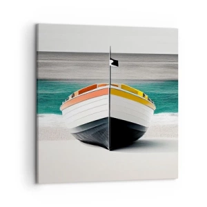 Cuadro sobre lienzo - Impresión de Imagen - En su lugar exacto - 50x50 cm