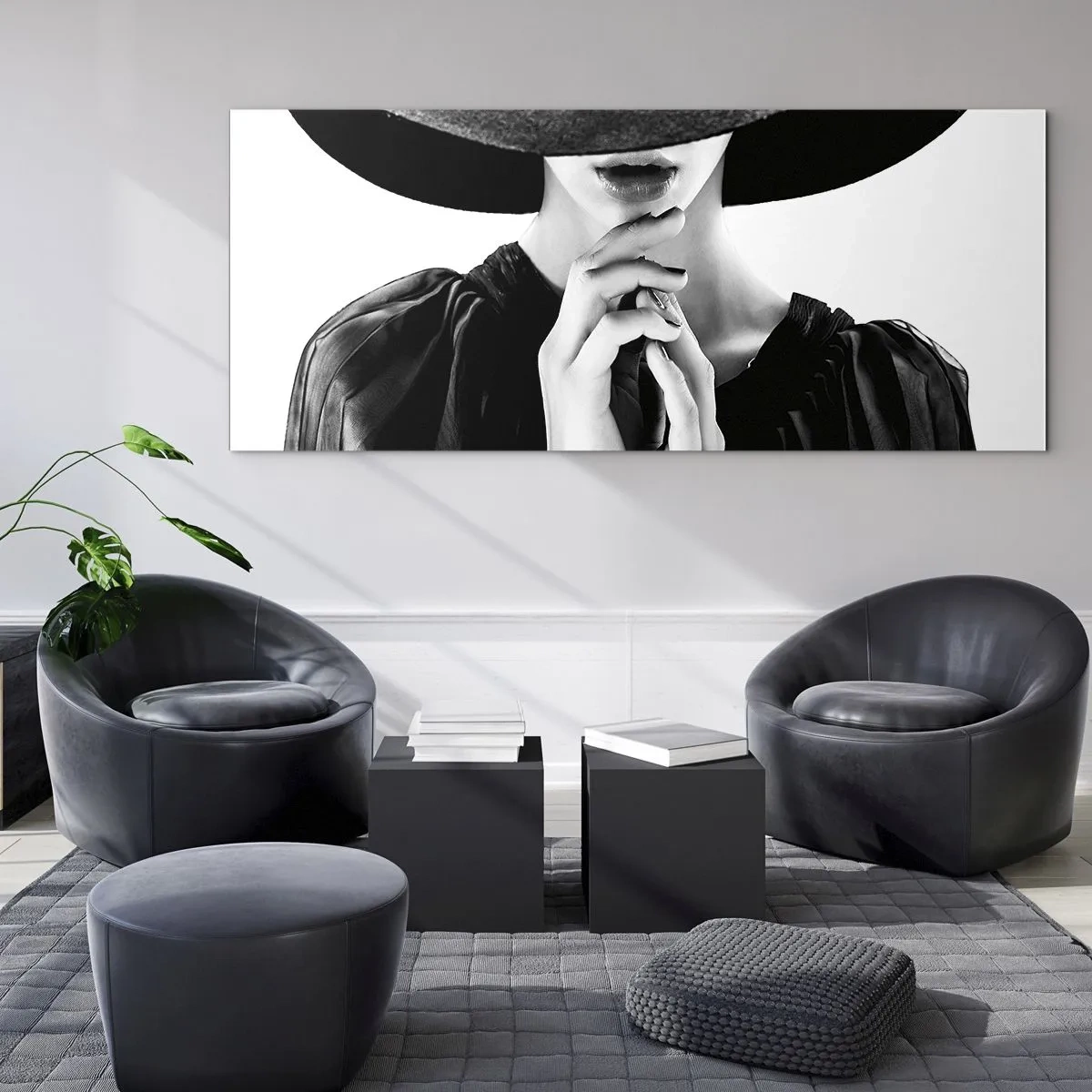 Cuadro sobre vidrio - Impresiones sobre Vidrio - Belleza oculta - 100x40 cm