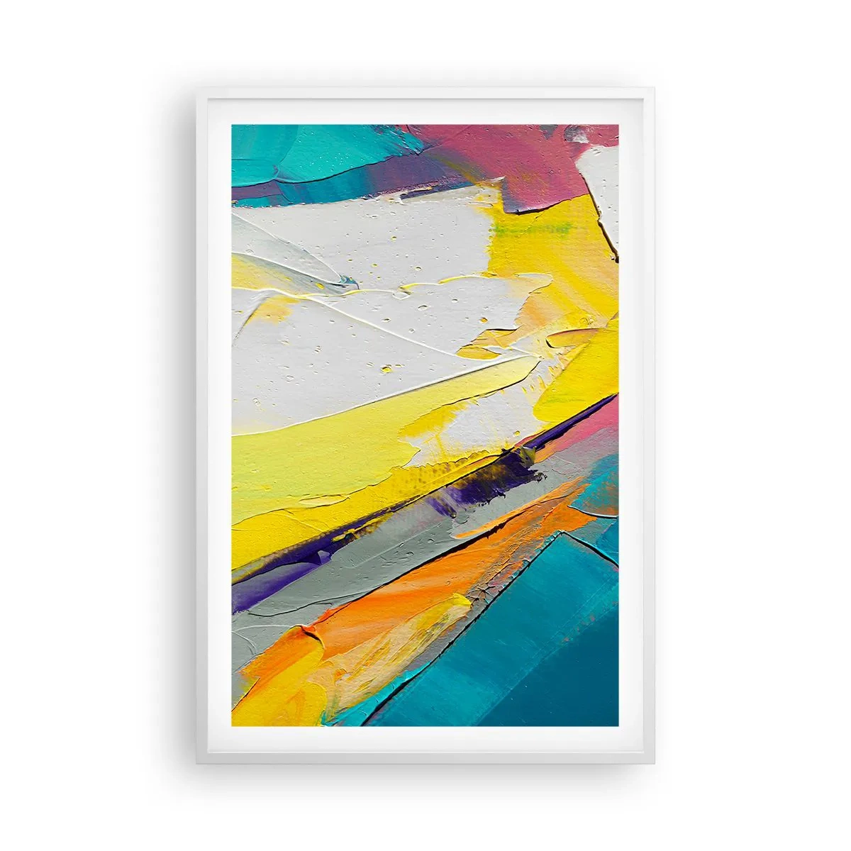 Póster en marco blanco - Anatomía de la luz - 61x91 cm