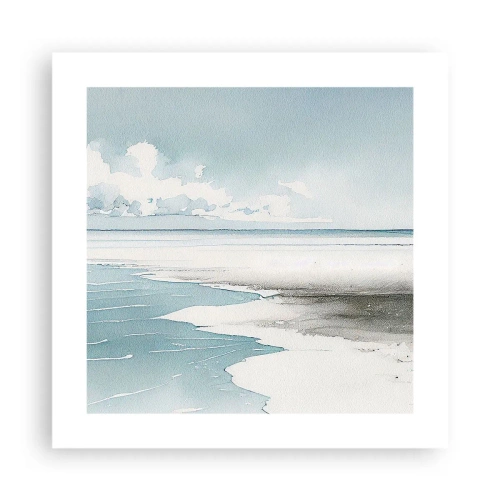 Póster - Suave marea otoñal - 40x40 cm