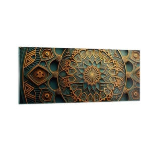 Cuadro sobre vidrio - Impresiones sobre Vidrio - En un clima árabe - 100x40 cm