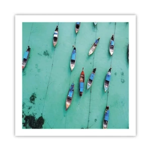 Póster - En alegre espera - 60x60 cm