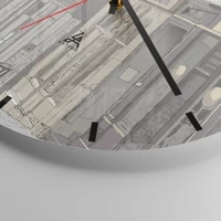 Esfera sin numeración, con rayas