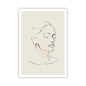 Póster - Líneas que muestran seguridad - 70x100 cm