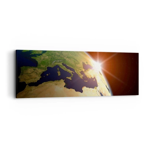 Cuadro sobre lienzo - Impresión de Imagen - Amanecer - 90x30 cm