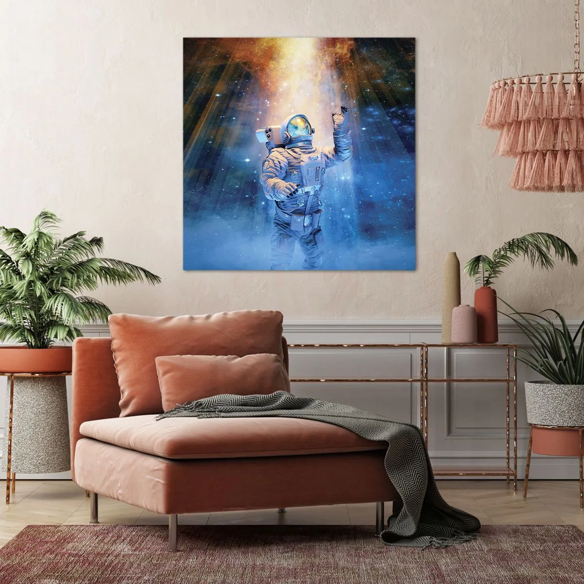 Cuadro sobre lienzo - Impresión de Imagen - El descubrimiento - 40x40 cm